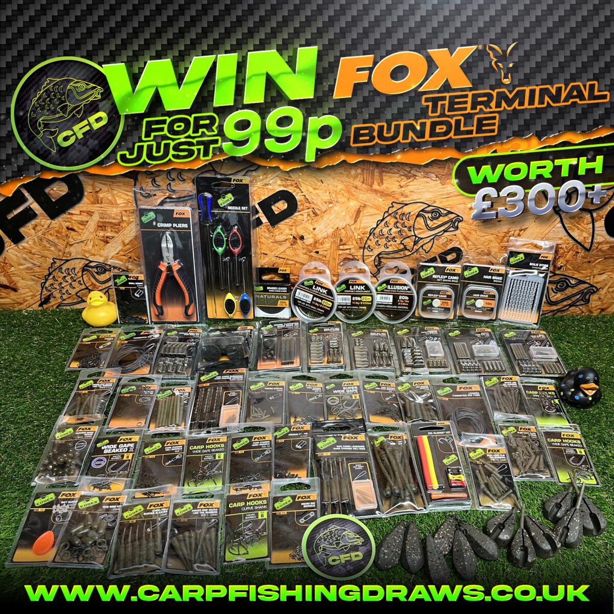 MASSIVE Fox Terminal Bundle Carp Fishing Draws