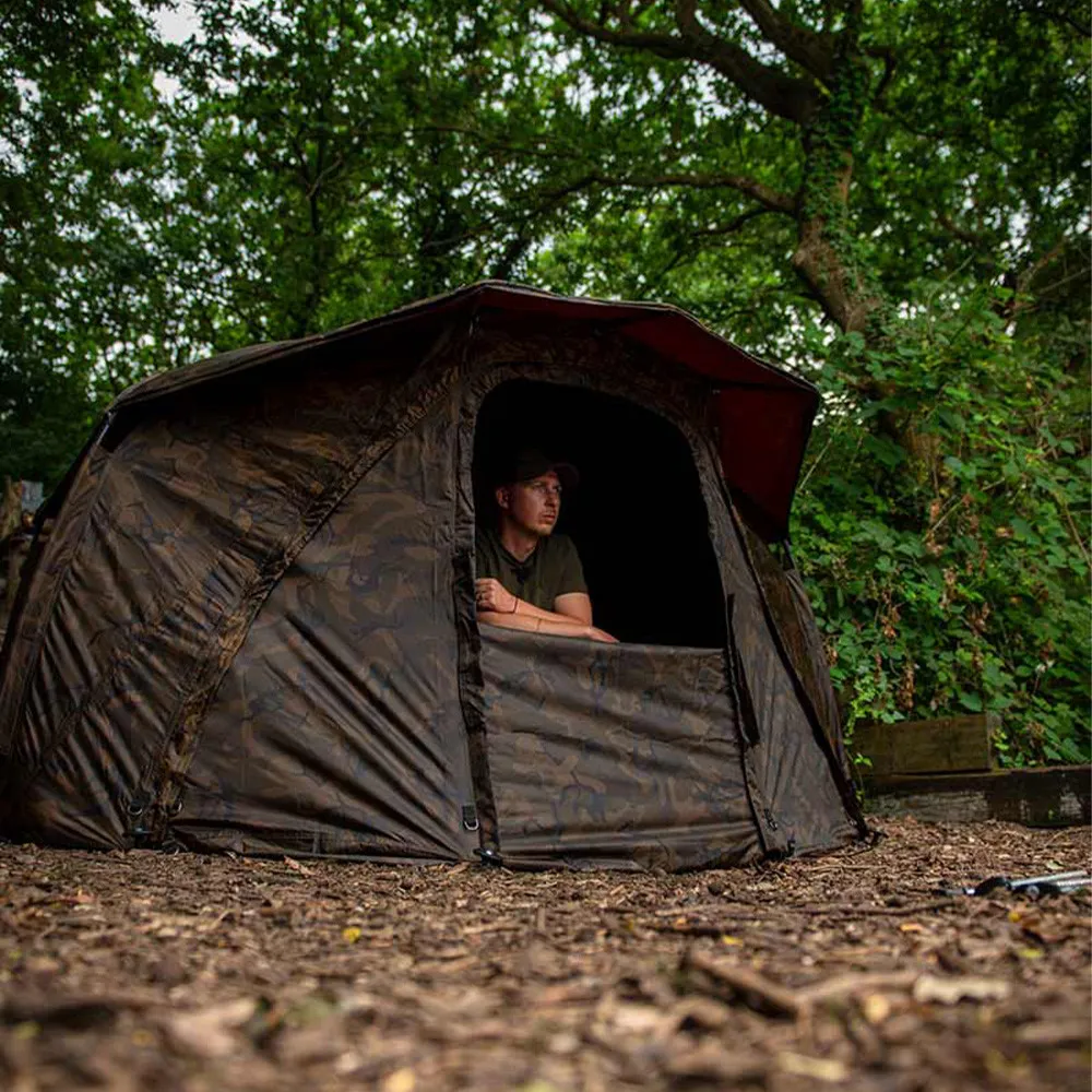 Fox Frontier Lite Camo Bivvy & Vapour Peak