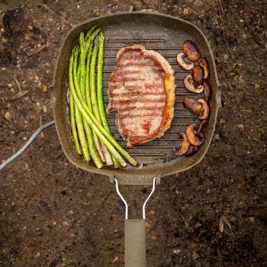 Trakker Armolife BBQ V2 – Lightweight Foldable Grill With Carry Bag, 34x26cm Cooking Area, Ideal For Fishing & Camping