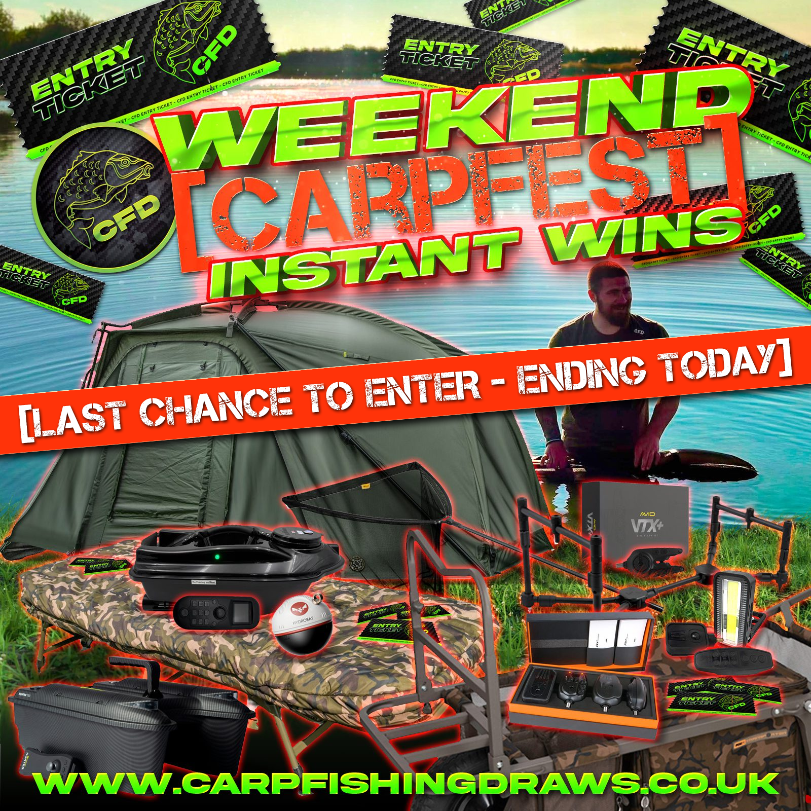 🐟WEEKEND CARPFEST🐟 – Win HUGE PRIZES Instantly! 🏆 [NO END DRAW] – Ending today