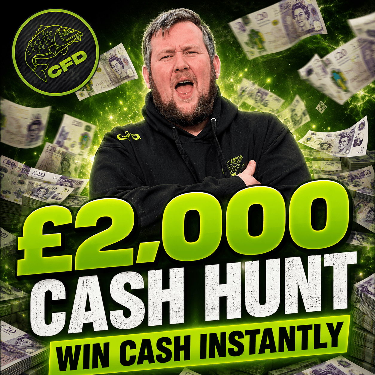 £2,000 Cash Hunt! Win Cash INSTANTLY £100 Tax-Free Cash End Draw AUTO-DRAW AT 21:00