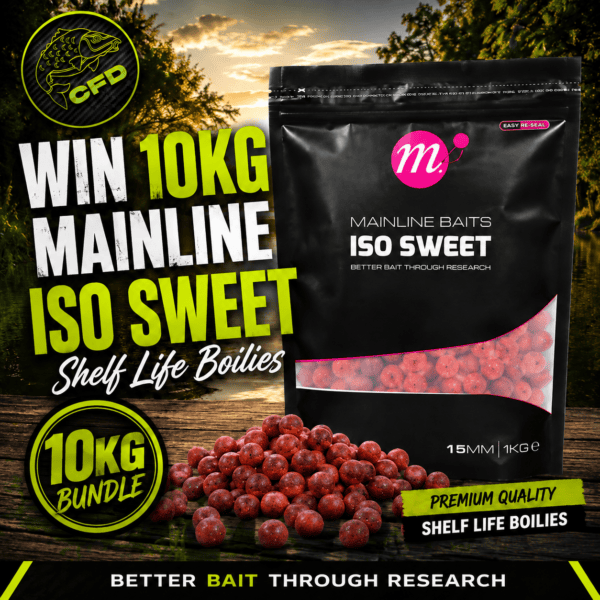 10kg Mainline ISO Sweet Shelf Life Boilies or £93 Tax-free Cash