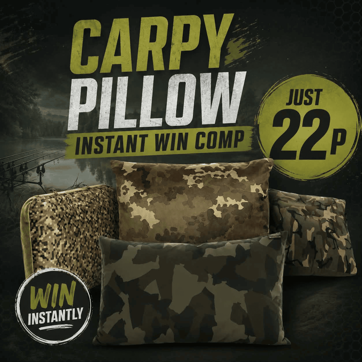 Win a Carpy Pillow of Your Choice + Instant Wins