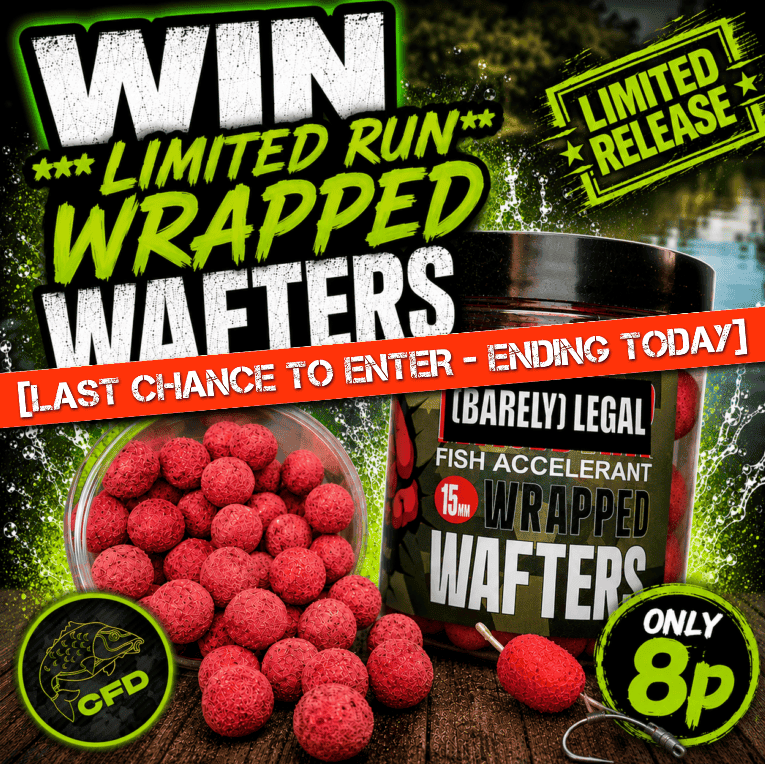 [WIN INSTANTLY] **LIMITED RUN** Fjuka Fish Accelerant Hookbaits 15mm Wrapped Wafters + Plus End Draw – Ending Today!