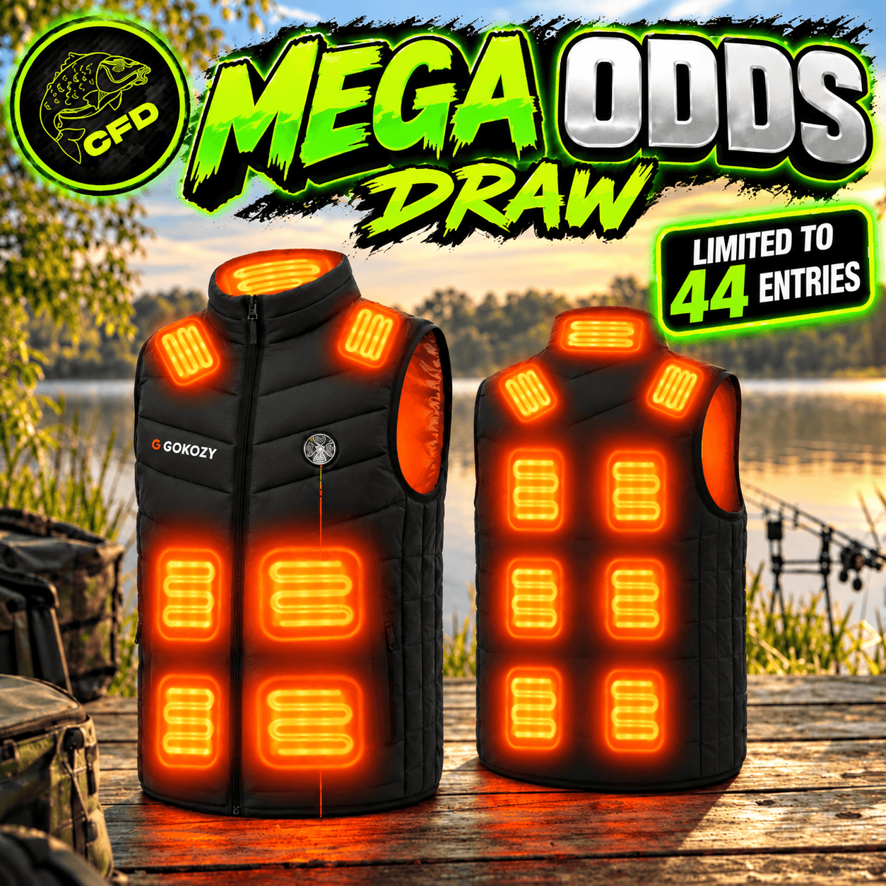 [MEGA ODDS DRAW] – Gokozy Heated Gilet