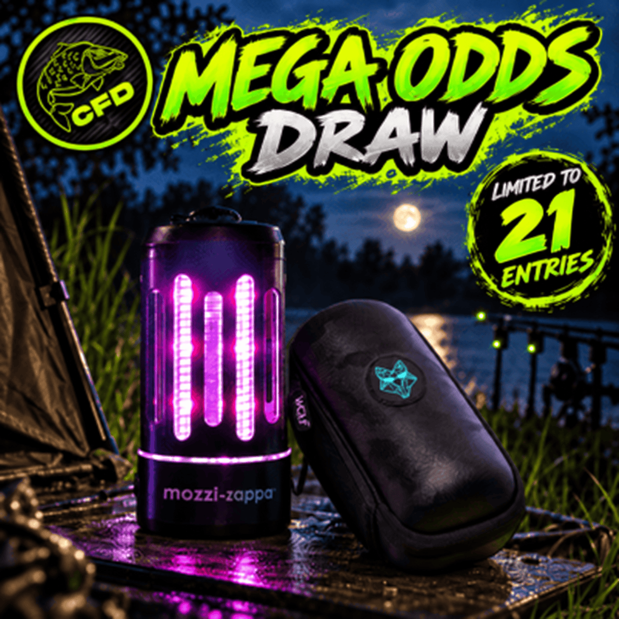 [MEGA ODDS DRAW] – Wolf Mozzi Zappa Wolf + Tech Case