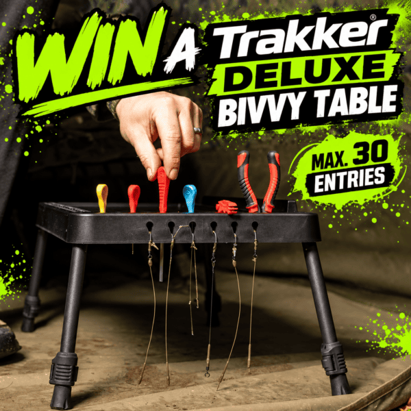 💪 [MEGA ODDS DRAW] – Trakker Deluxe Bivvy Table